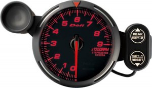 Red Racer Gauge 80 tachometer
