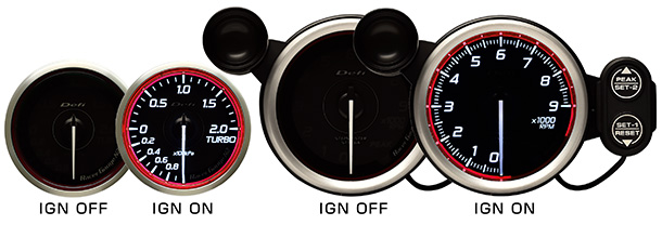 RGN2 ignition ON/OFF red